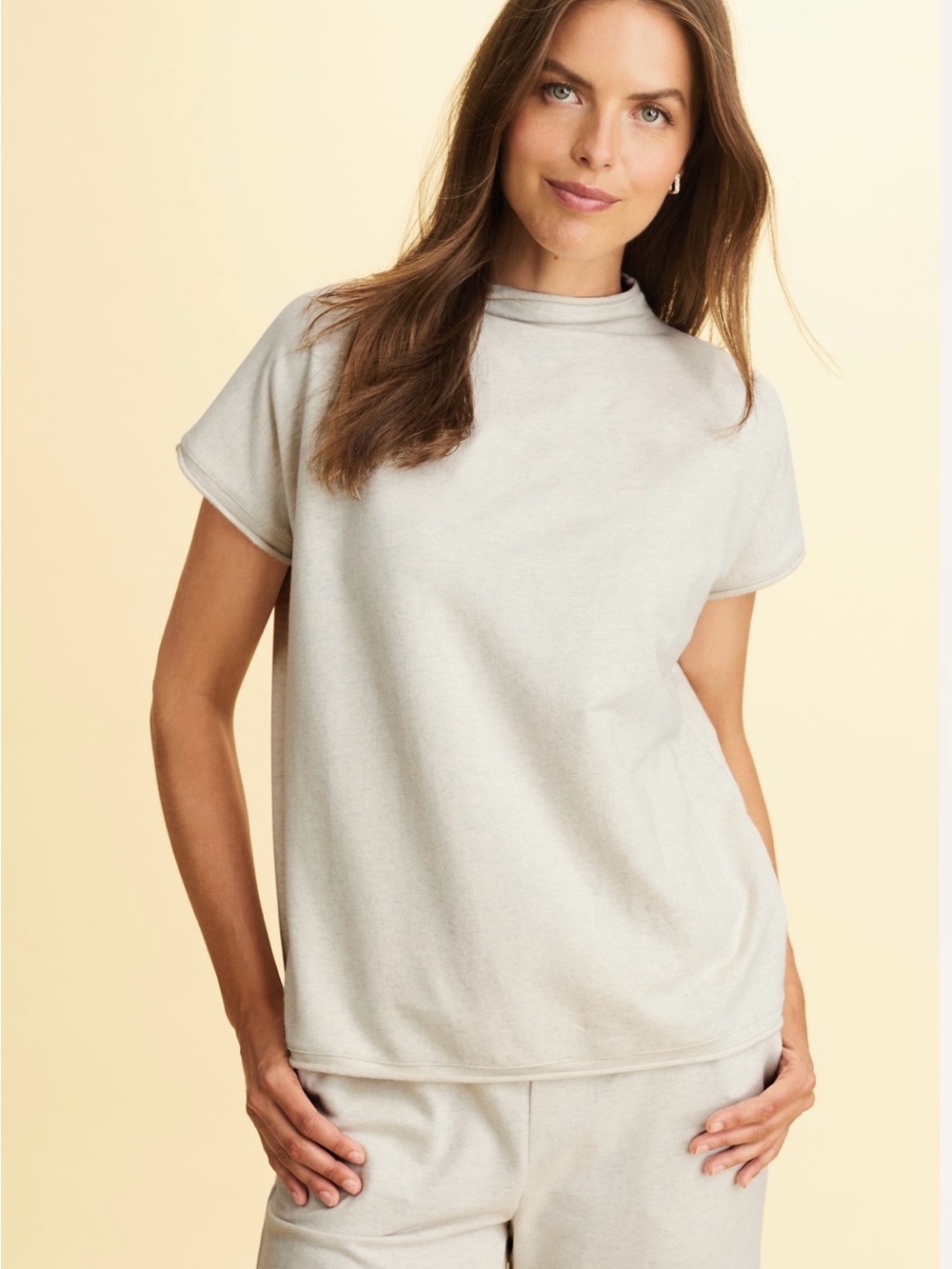 J. Jill Getaway Mock-Neck Top